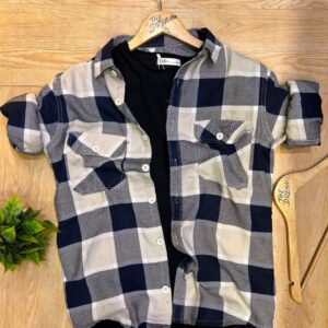 Chekered spread casual shirt